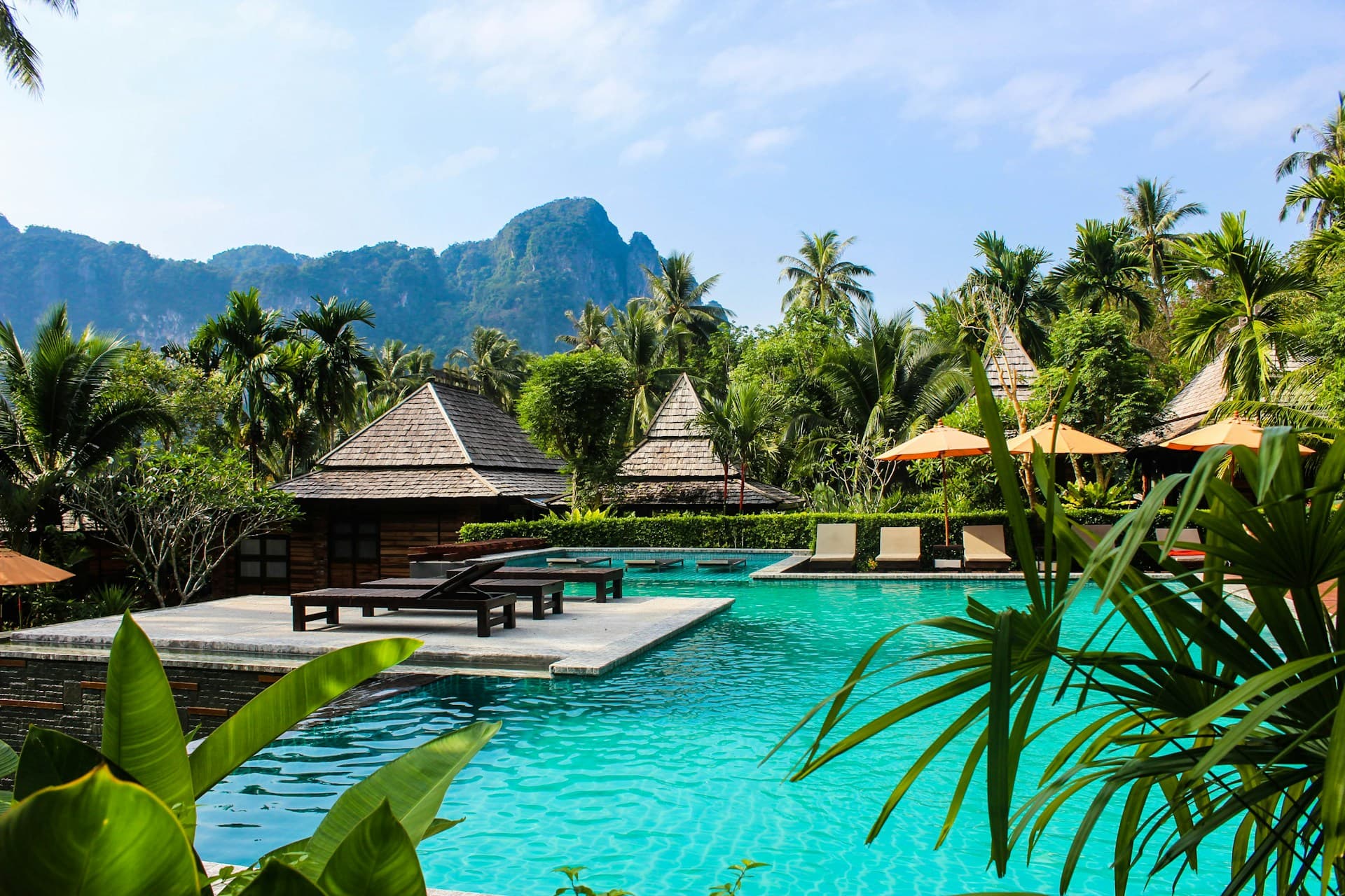 Infinity pool overlooking a serene coastal horizon